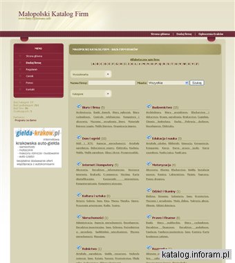 Małopolski katalog firm - firmy Kraków