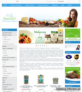 Fitness Food - żywność ekologiczna - sklep internetowy