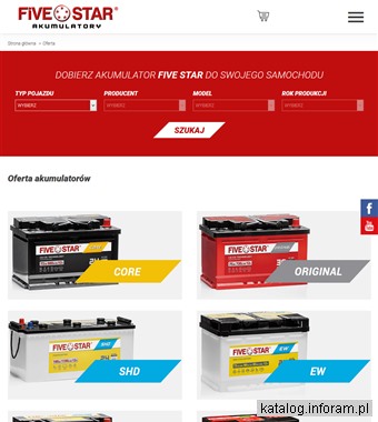 Akumulator samochodowy - fivestar.pl