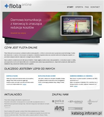 System monitorowania pojazdów Flota-Online.pl