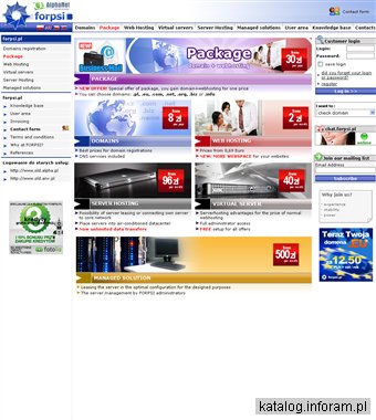 AlphaNet pod marką FORPSI.PL