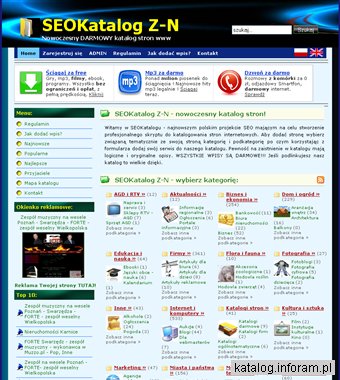 SEOKatalog Z-N - Moderowany katalog seo