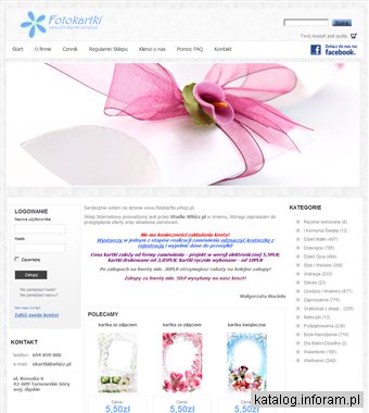 Prezenty, upominki, kartki www.fotokartki.whizz.pl