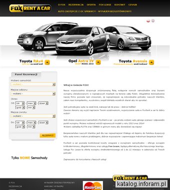 Foxrent.com.pl Auta Zastępcze z OC