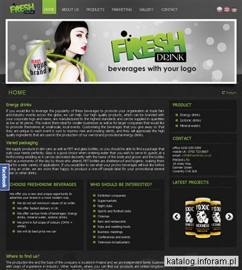www.freshdrink.pl - napoje izotoniczne