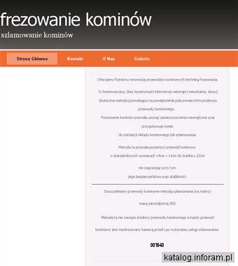Frezowanie, szlamowanie kominów