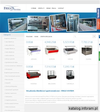 FRIGO SYSTEM wyposażenie gastronomii Szczecin