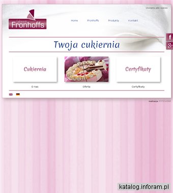 Fronhoffs - producent ciast