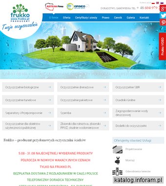 FRUKKO przydomowe oczyszczalnie ścieków