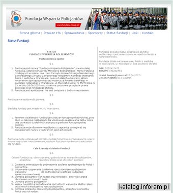 Fundacja Wsparcia Policjantów - organizacja pożytku publicznego