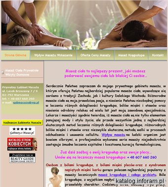 Masaże Ursynów - gabinet masażu