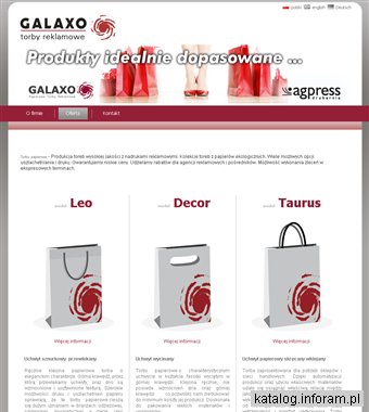 Reklamowe torby papierowe - Galaxo.pl
