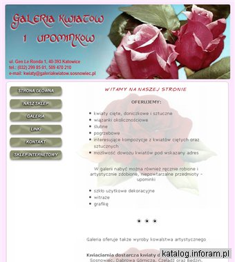 Kwiaciarnia internetowa - Galeria kwiatów