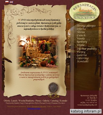 Restauracja Galicyjska - bankiety Kraków