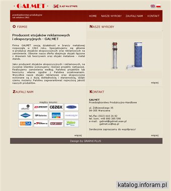 Galmet metalowe stojaki reklamowe