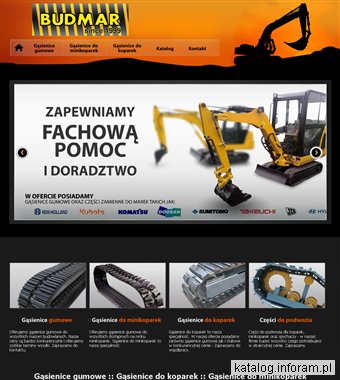 Gąsienice do koparek