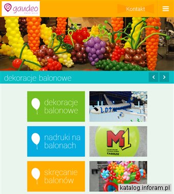 Dekoracje balonowe - Gaudeo Balonowe Studio Dekoratorskie