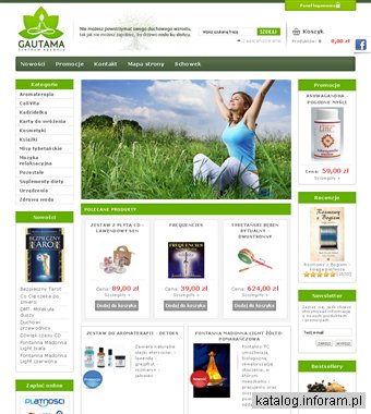 Muzyka medytacyjna, karty anielskie - sklep magiczny Gautama.pl