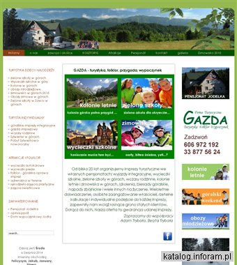 www.gazda.com.pl - zimowiska, kolonie, zielone szkoły w górach