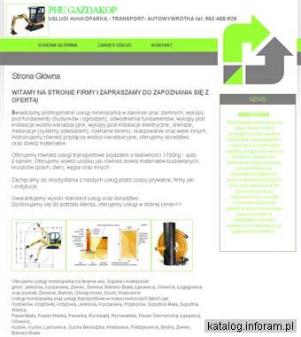 Usługi minikoparką, roboty ziemne, wykopy, fundamenty oraz transport autowywrotką