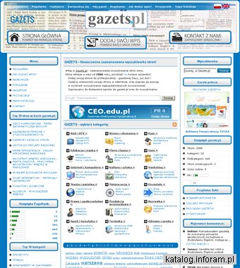 Wyszukiwarka, katalog - gazets.pl