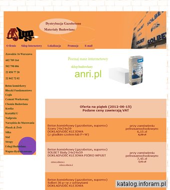 Pustaki suporeks - gazobeton, beton komórkowy