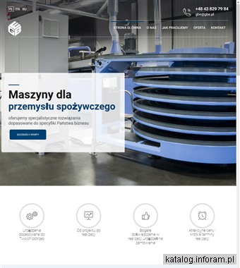 Maszyny dla przemysłu spożywczego GBE