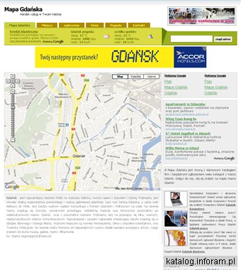 Mapa Gdańska