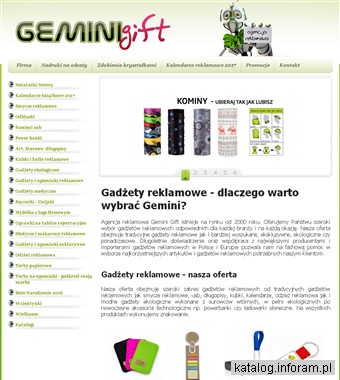 Kalendarze reklamowe - Geminigift.pl