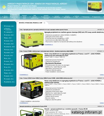 Agregaty prądotwórcze
