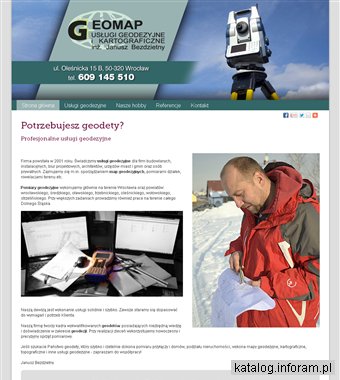 GEOMAP Usługi geodezyjne Wrocław