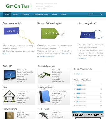 katalog stron GetOnTree