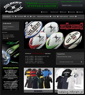 Rugby sklep - Gilbert Polska