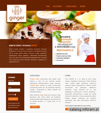Ginger.net.pl - zarządzanie restauracją