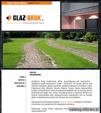 GLAZ-BRUK układanie kostki brukowej, glazury, terakoty, brukarstwo. Łódź, Zgierz, Aleksandrów Łódzki