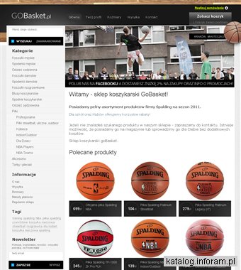 Sklep koszykarski. Piłka do kosza, koszulki koszykarskie.