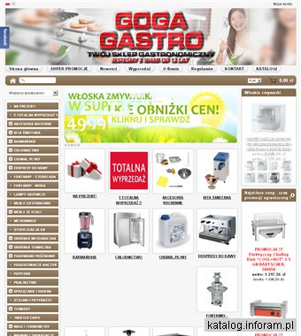 Sklep gastronomiczny www.goga-gastro.pl
