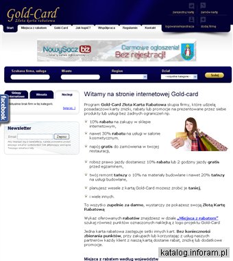 Gold-Card - Złota Karta Rabatowa