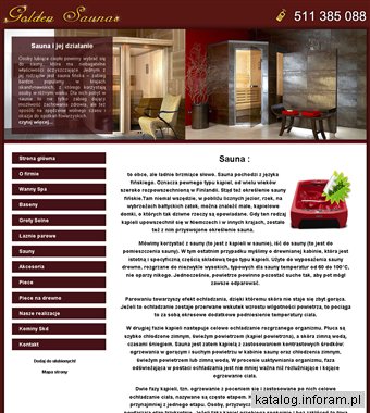Golden Saunas - sauny i kabiny infrared, łaźnie parowe