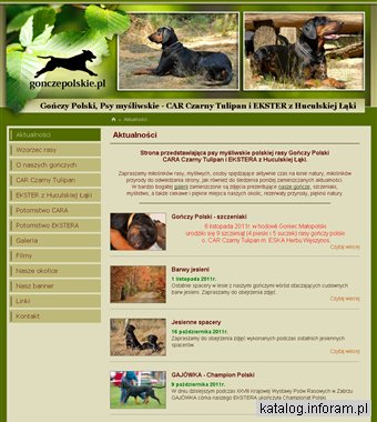 Gończy Polski, psy myśliwskie, CAR Czarny Tulipan i EKSTER z Huculskiej Łąki