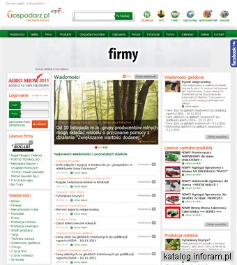Gospodarz.pl - portal rolniczy