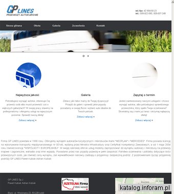 Wynajem autokarów - GP Lines Łódź