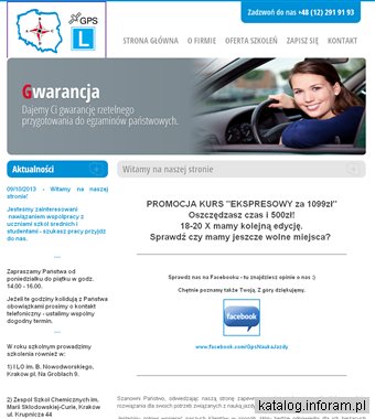 Ośrodek kształcenia kierowców G.P.S.