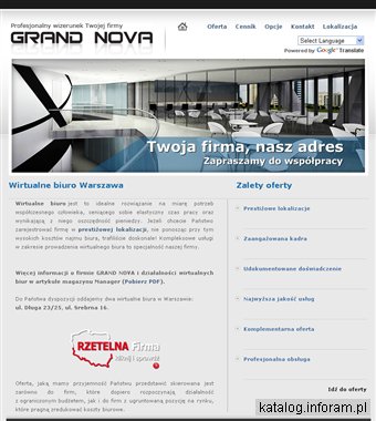 Wirtualne biuro - grandnova.pl