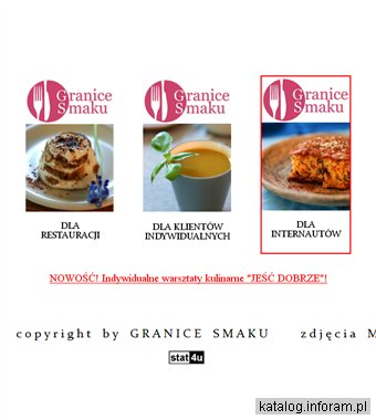 Granice Smaku - doradztwo gastronomiczne, szkolenia