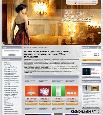 Gra Świateł - sklep z oświetleniem