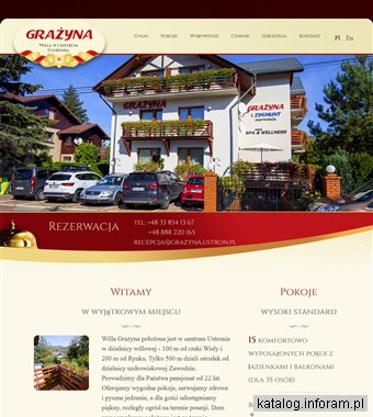 Willa Grażyna Willa Grażyna w Ustroniu