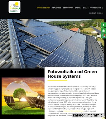 Fotowoltaika Pomorskie - greenhousesystems.pl