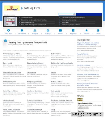 Bezpłatny katalog firm - darmowy katalog stron