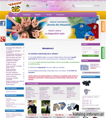 Ubranka dla dzieci i niemowląt
